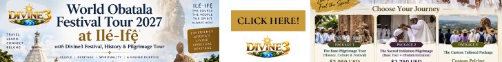 Book Your Obatala Festival 2027 at Ile-Ife with Divine3 Festival, History & Pilgrimage Tour