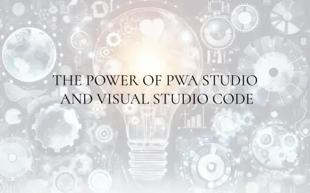 Using PWA Studio for coding in Visual Studio Code.