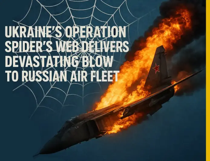 Ukraine's Operation Spider Web Delivers Devastating Blow to Russian Air Fleet