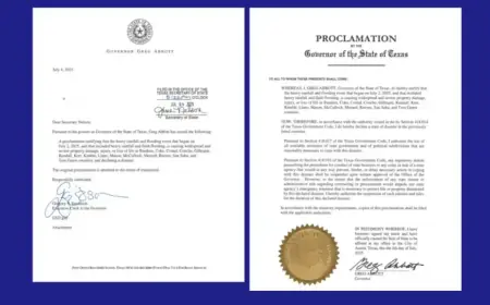 Hill Country Flooding: Governor Abbott Issues Disaster Declaration For 15 Counties