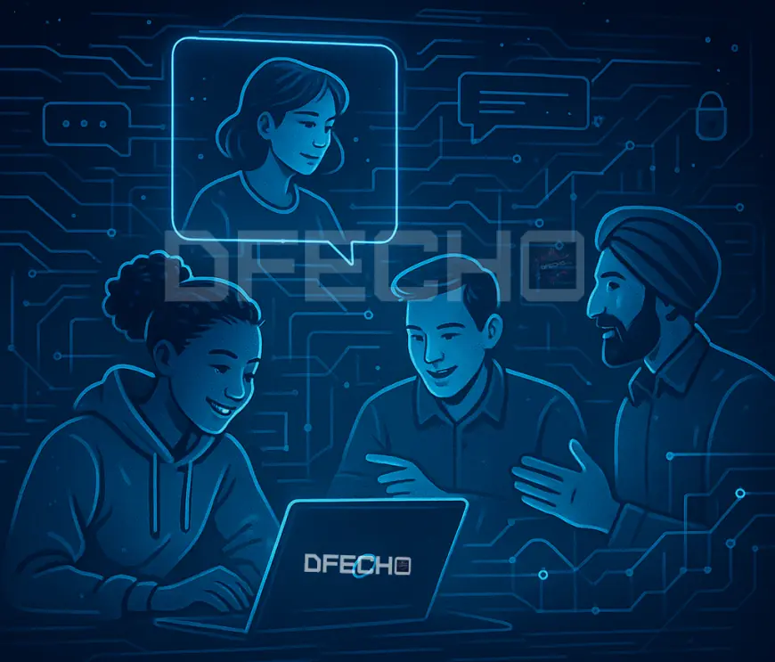 How to Search For a Space on Dfecho?