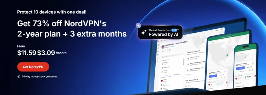 NordVPN: Get 73% off NordVPN's 2-year plan + 3 extra months