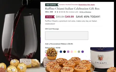 Get Ruffino Chianti Italian Celebration Gift Box For Only $49.99 - Save 45%