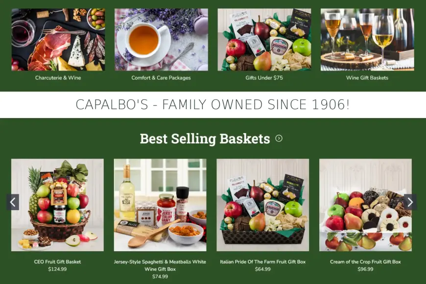 Capalbo's: Gourmet gift baskets that make every occasion unforgettable
