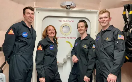 CHAPEA Crew of Four Research Volunteers on The Second Mission