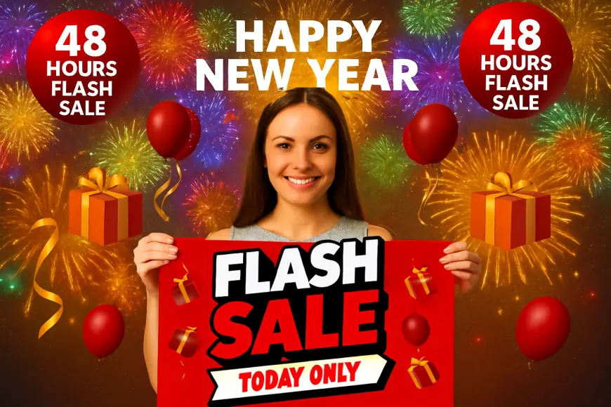 The New Year 48-Hour Flash Sale is here