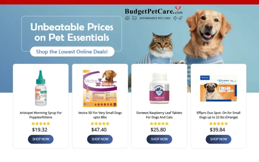 BudgetPetCare – Premium Pet Health at Budget-Friendly Prices