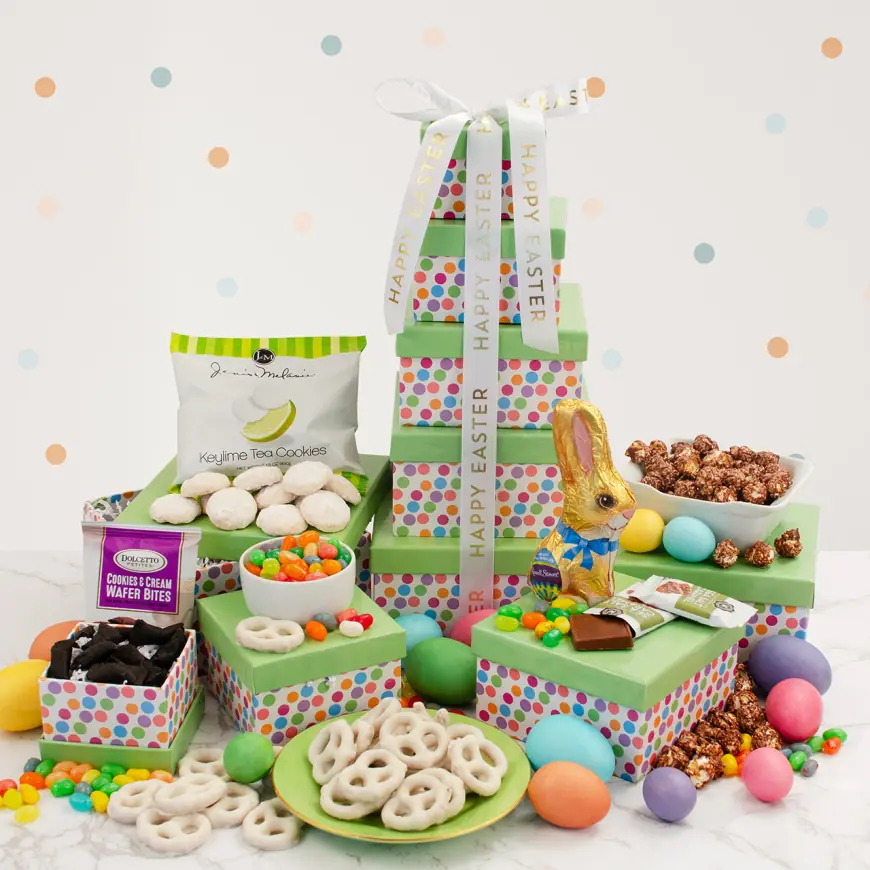Easter Snack Tower Gift Set  - $65.99
