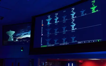 The Deep Space Network Acquires Artemis II Signal