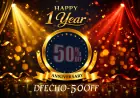 Celebrate 1 Year of Dfecho —  Get 50% OFF!