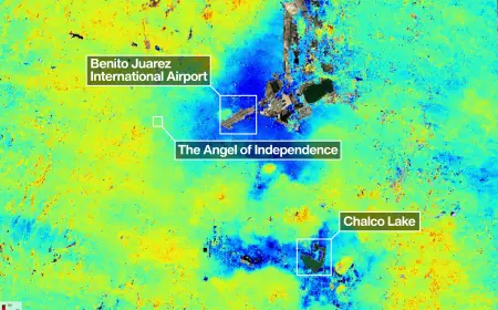 Joint US–Indian Spacecraft Maps Rapid Land Sinkage in Mexico City
