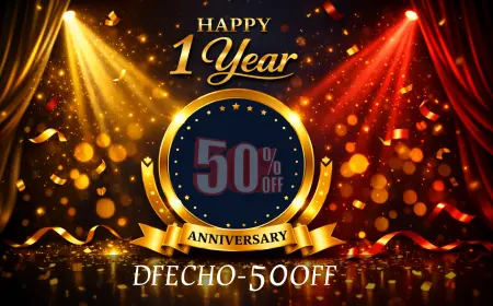 Celebrate 1 Year of Dfecho —  Get 50% OFF!