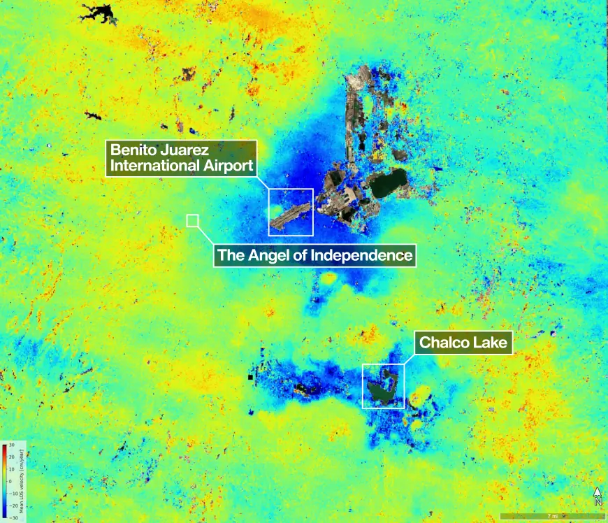 Joint US–Indian Spacecraft Maps Rapid Land Sinkage in Mexico City