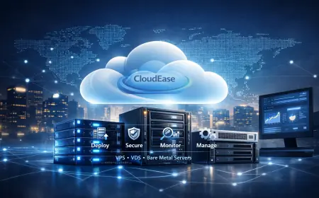 CloudEase — Managed VPS, VDS & Bare Metal for Projects of All Sizes