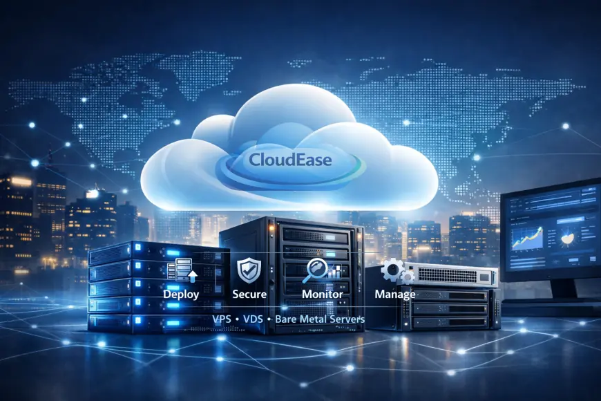 CloudEase — Managed VPS, VDS & Bare Metal for Projects of All Sizes