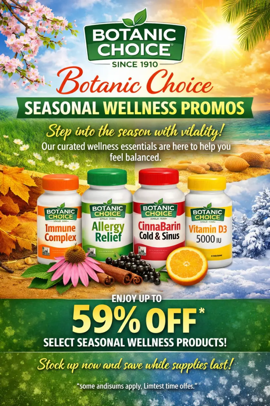 Botanic Choice Seasonal Wellness Promos