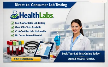 HealthLabs: Private & Affordable Direct-to-consumer Lab Testing Order 500+ Lab Tests
