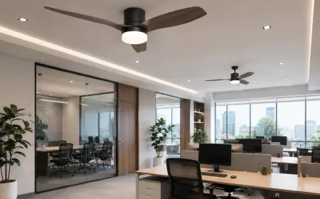 What Makes a Good Office Ceiling Fan? Size Is Only Part of the Answer