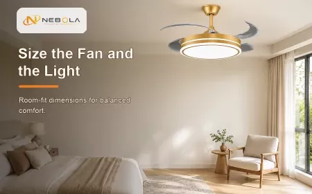 How I Choose the Right Ceiling Fan With Light Size for a Room