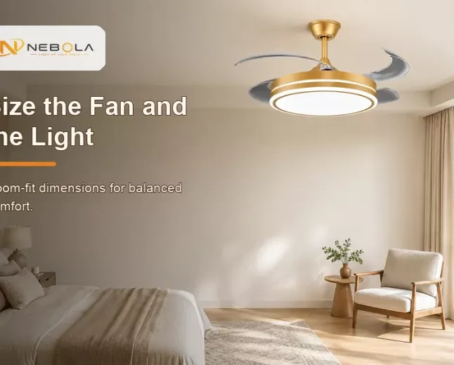 How I Choose the Right Ceiling Fan With Light Size for a Room