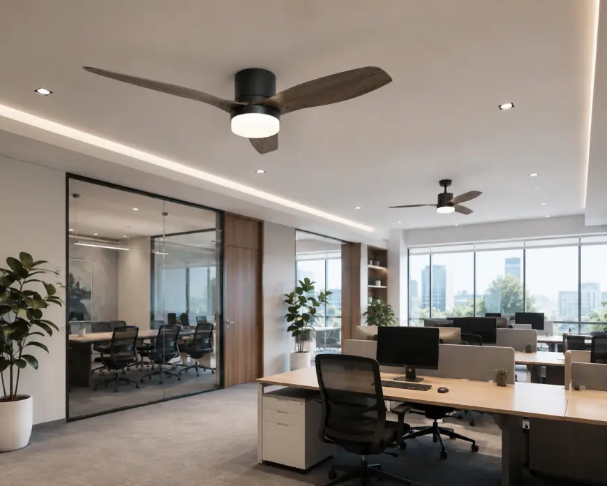 What Makes a Good Office Ceiling Fan? Size Is Only Part of the Answer