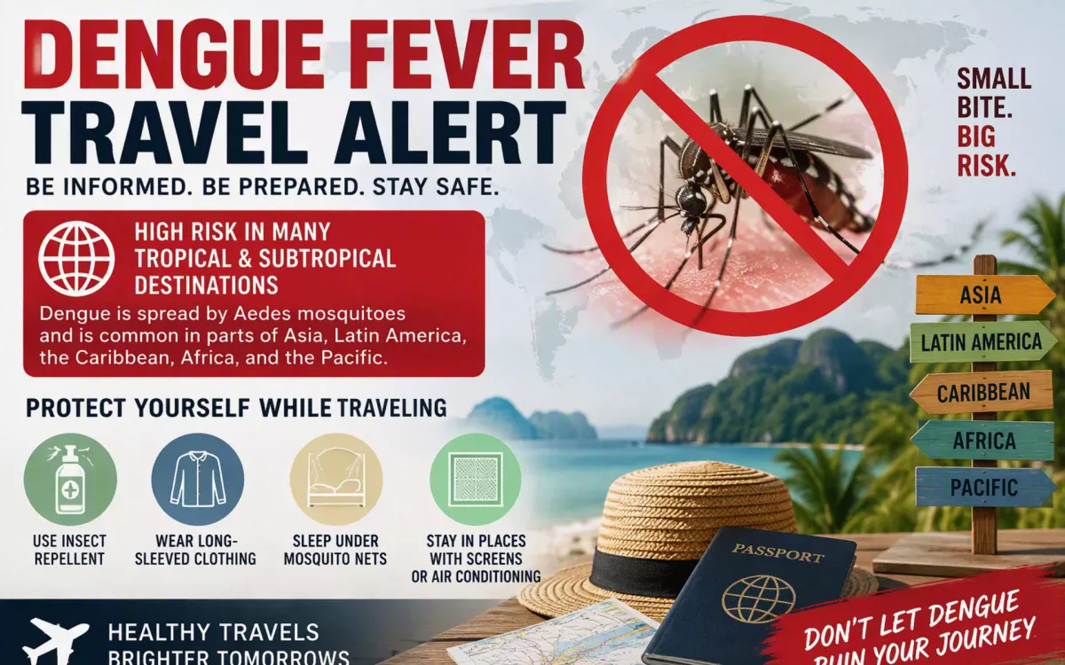 Dengue Fever Travel Alert: Essential Information for Travelers Visiting High-Risk Destinations