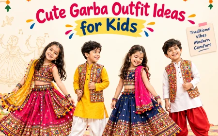 Cute Garba Outfit Ideas for Kids That Shine This Navratri | Bow And Ties